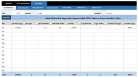 Planilha para gest�o de vagas e recrutamento