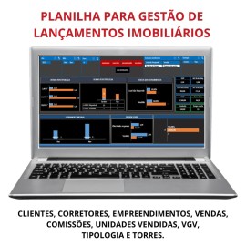 Planilha para gest�o de lan�amentos imobili�rios