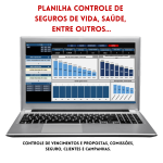 Planilha Controle De  Seguros de Vida, Sade,  entre outros...