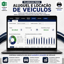 Planilha para Aluguel de Carros