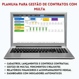 Planilha para gest�o de contratos e multas