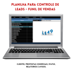 Planilha para controle de leads funil de vendas