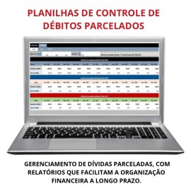 Planilhas de Controle de D�bitos parcelados