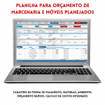 Planilha Para Oramento Marcenaria e Mveis Planejados 
