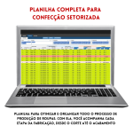 Planilha Completa para Confeco Setorizada