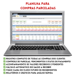 Planilha Controle de Compras Parceladas de Clientes
